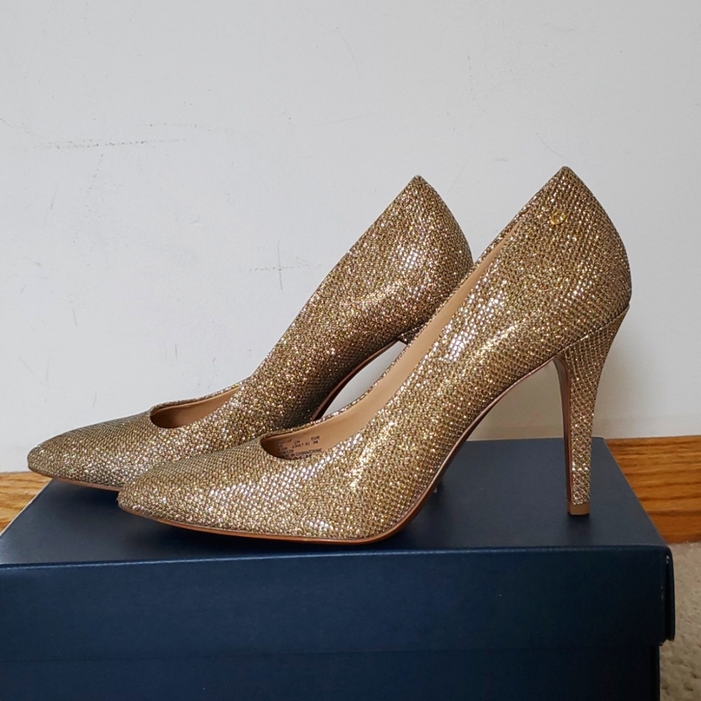COACH Addie Gold Pump